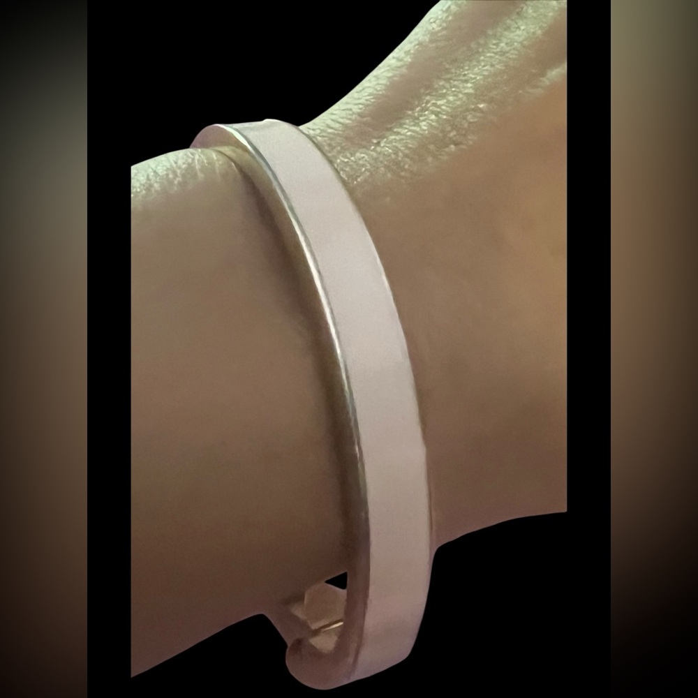 Kate Spade Pink Blush Clasp Bangle Bracelet